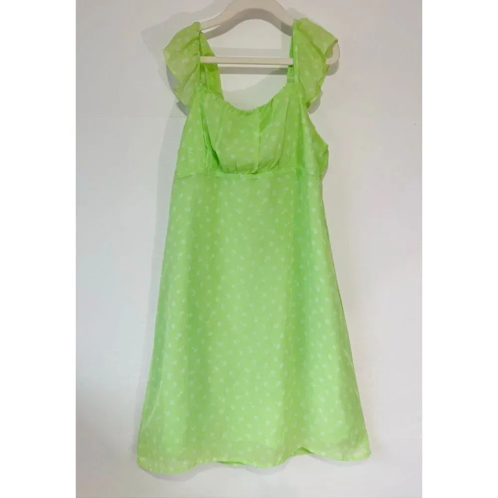 Art Class Flutter Strap Chiffon Dress   Girls Size XL (14)